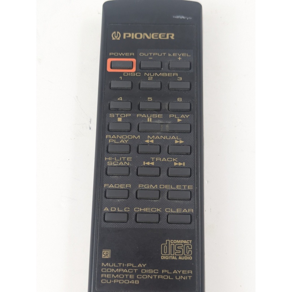 Pioneer Model CU-PD048 Remote Control Preowned Tested Worksβ - Picture 3 of 7